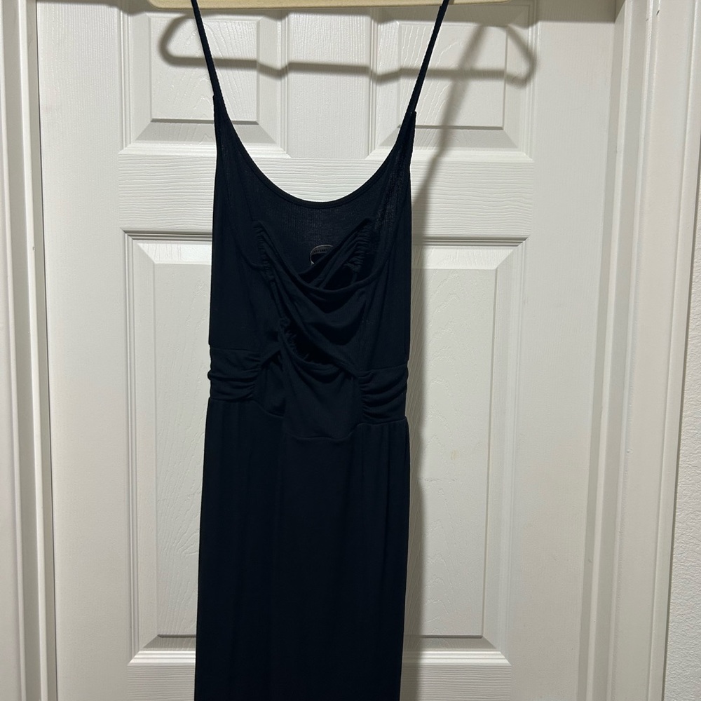 Forever 21 Black Sleeveless Spaghetti Strap Jumpsuit